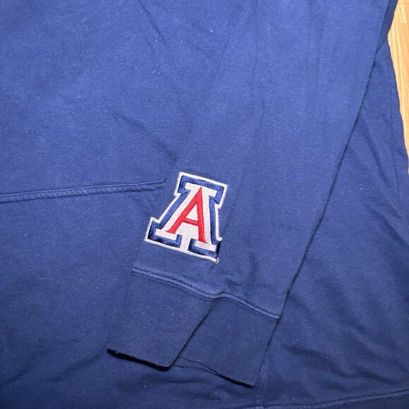 Arizona Wildcats Hoodie 2XL Navy Captivating Pullover Sweatshirt NCAA College - Picture 2 of 6